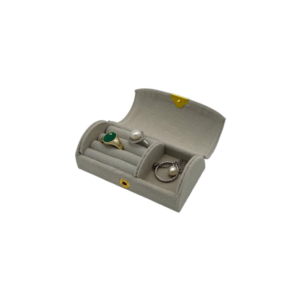 TRAVEL JEWERLY ORGANIZING CASE - GREY