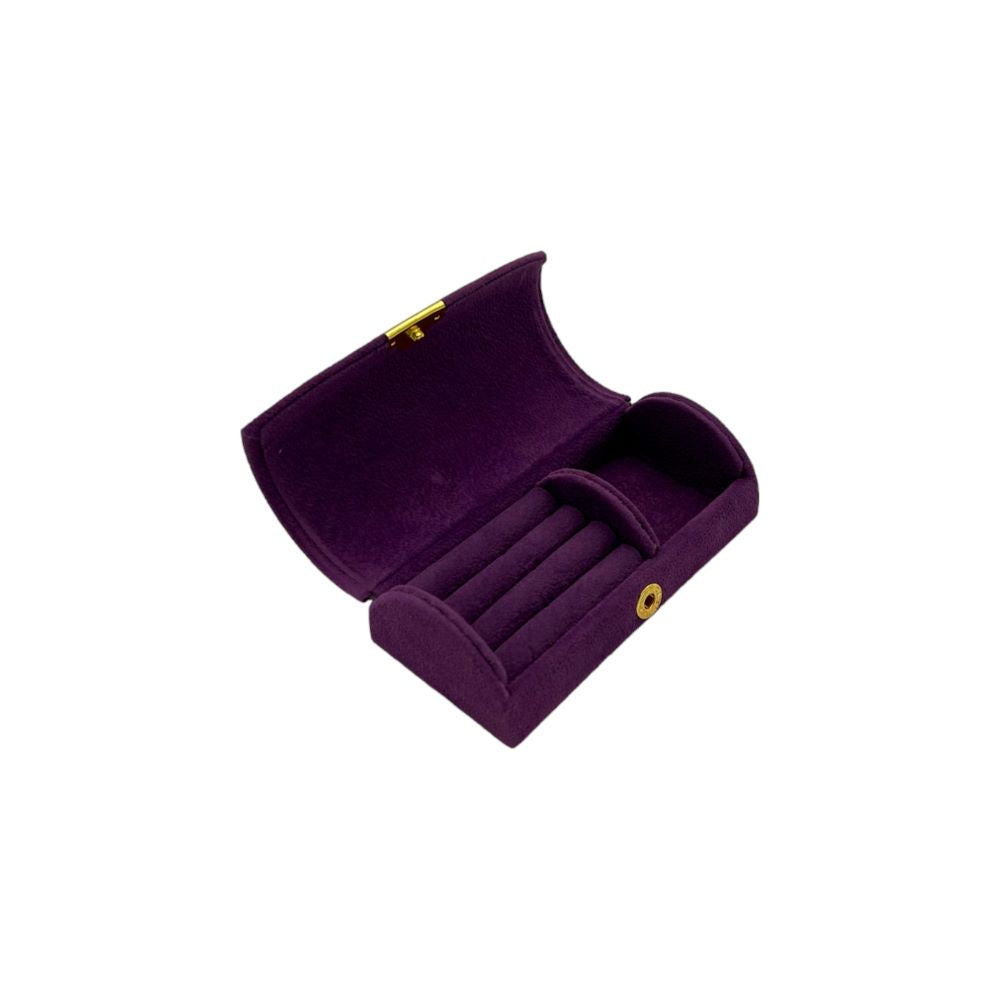 TRAVEL JEWERLY ORGANIZING CASE - PURPLE