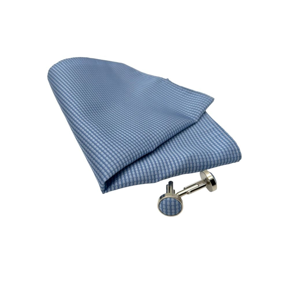TIE AND BOWTIE SET - 5 PCS SET - LIGHT BLUE