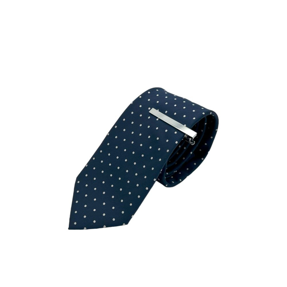 TIE AND BOWTIE SET - 5 PCS SET - POLKA DOT