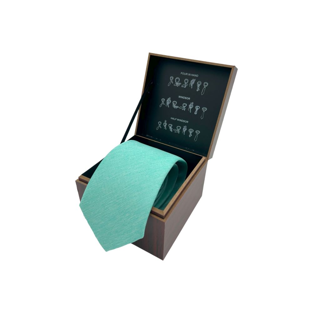 ONLY.LOVE TIE IN A CASE WITH TIE KNOT INSTRUCTIONS - MINT